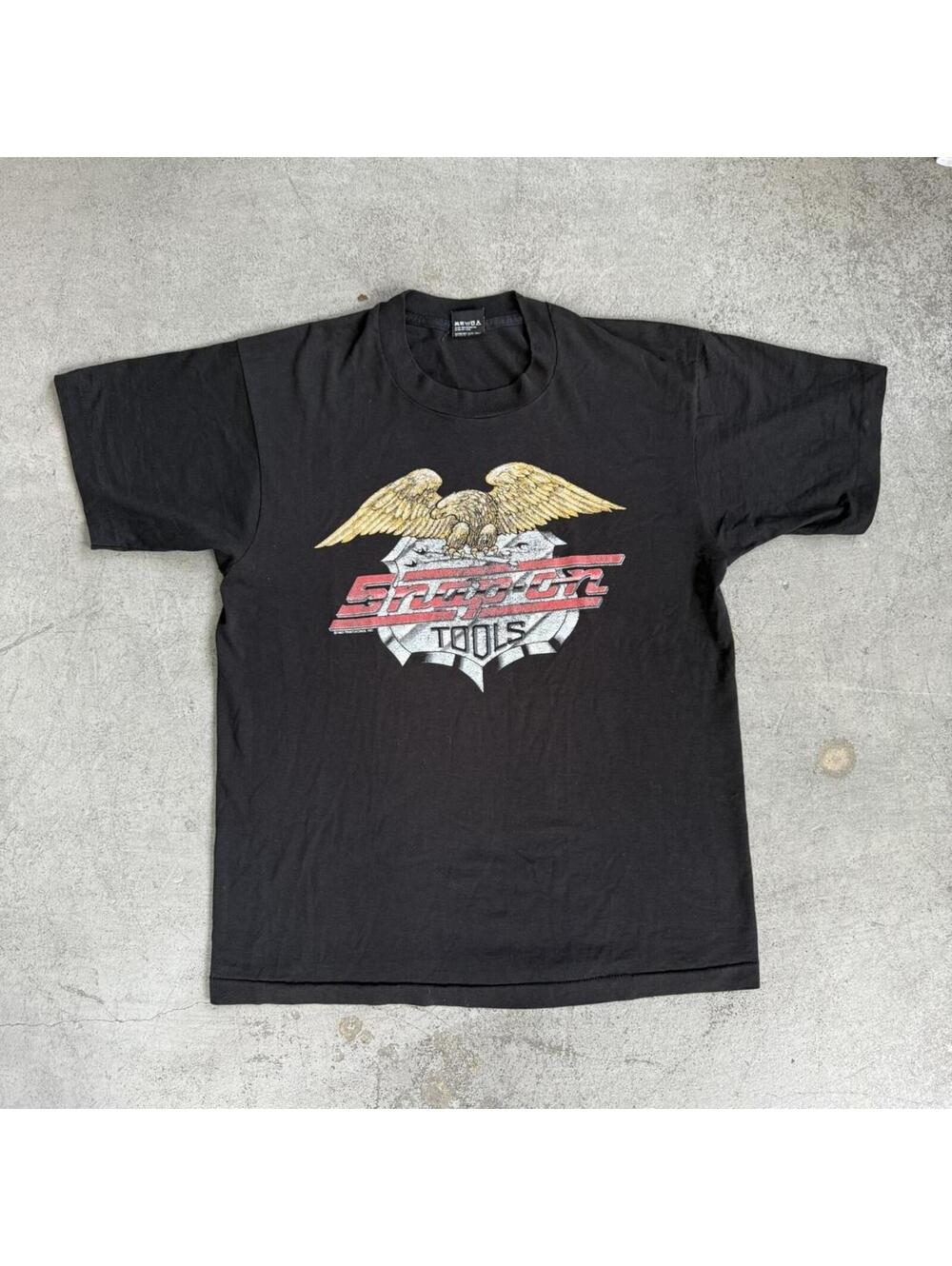 Vintage 90s Snap-On Tools Eagle Single Stitch T Shirt